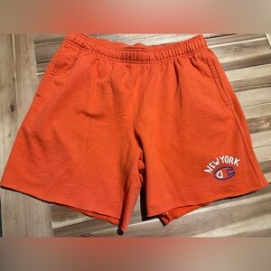 Champion men’s orange lounge shorts XL
